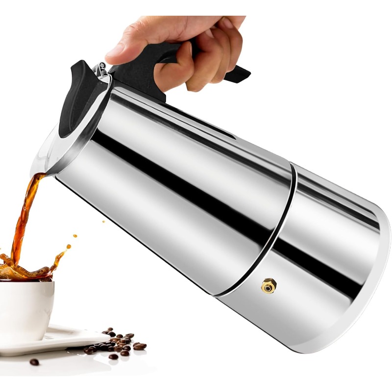 Hero Coffee Equipment - 6 Cangkir Mocha Pot Pembuat Kopi