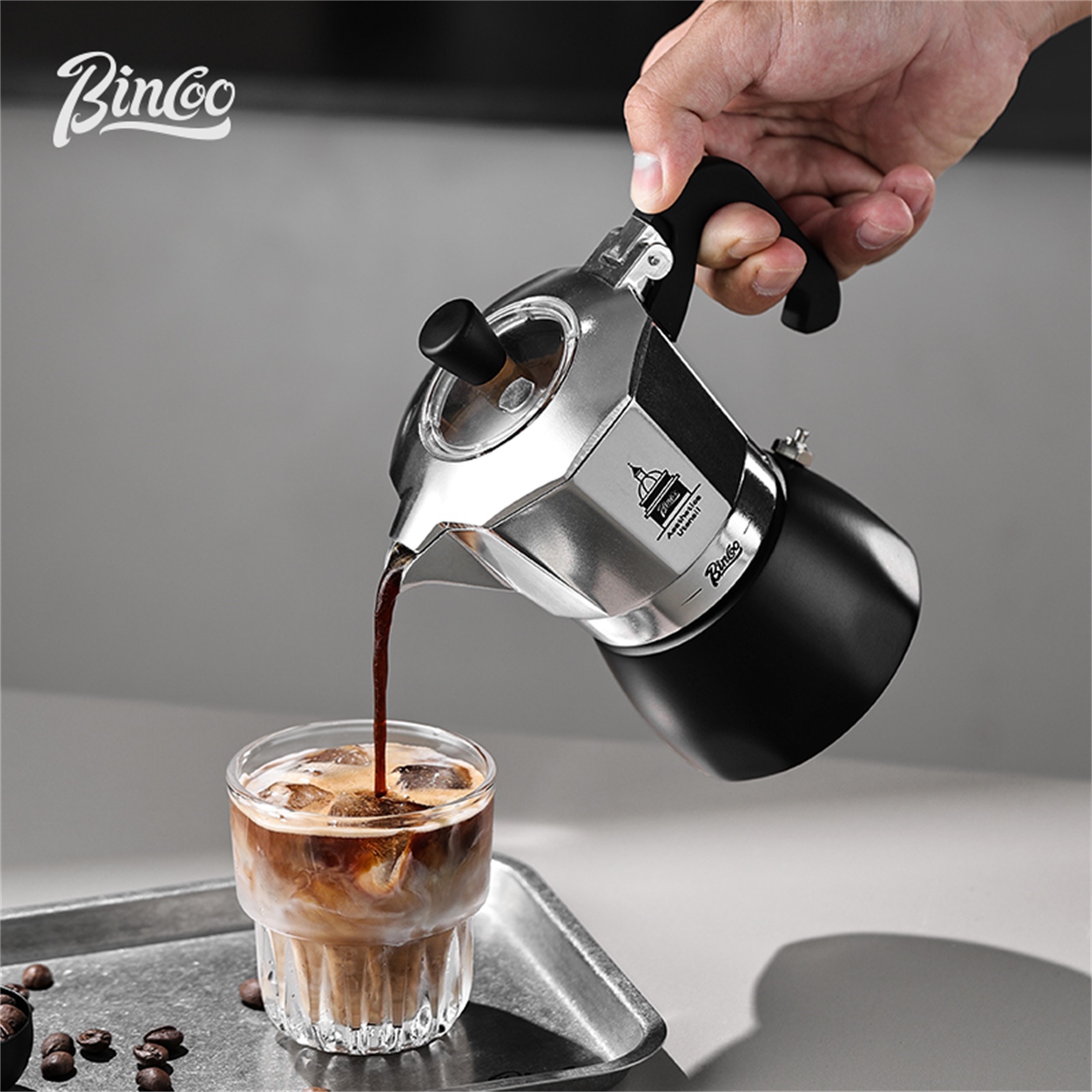Hero Coffee Equipment - BINCOO Teko Moka Katup Ganda, Pembuat