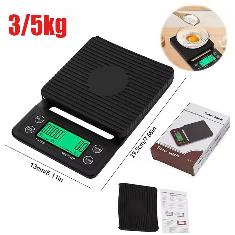 Scale Drip Timer - Alat Dapur Timbangan Kopi dengan Timer