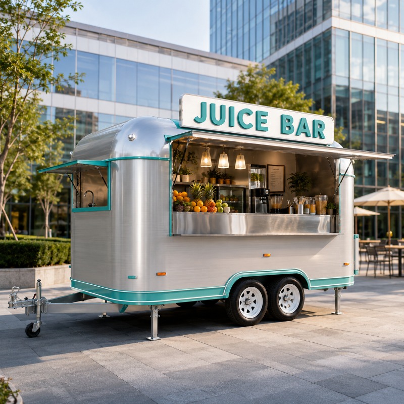 Mobile Coffee Van Equipment - Truk Makanan Mobile dengan Dapur untuk