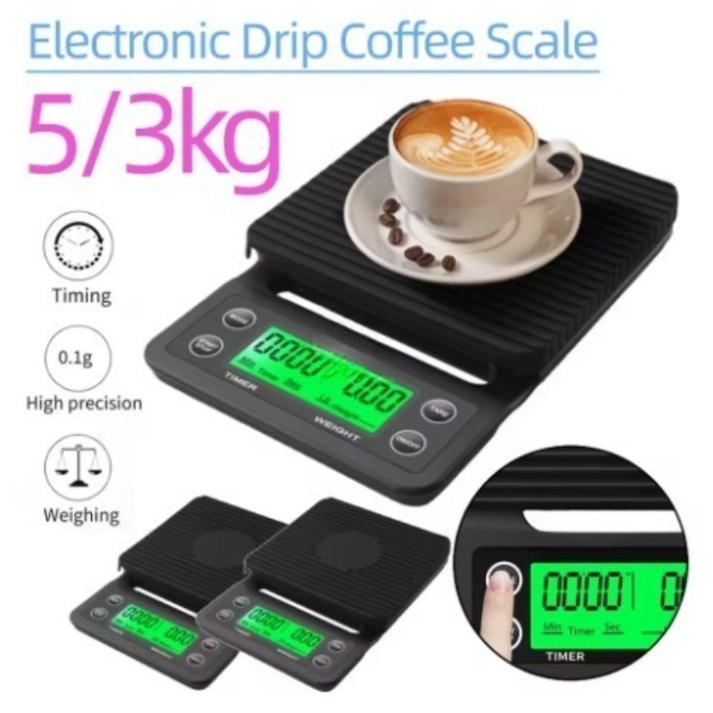 Timbangan Kopi Tetes Elektroni - Scale Drip Timer ulasan dan harga