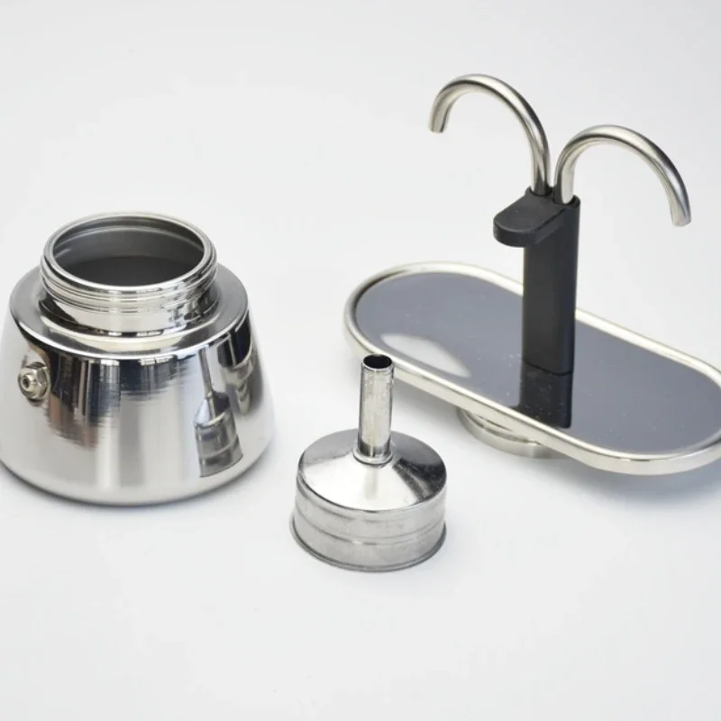 Mini Moka Pot tabung ganda 200 - Hero Coffee Equipment ulasan dan harga
