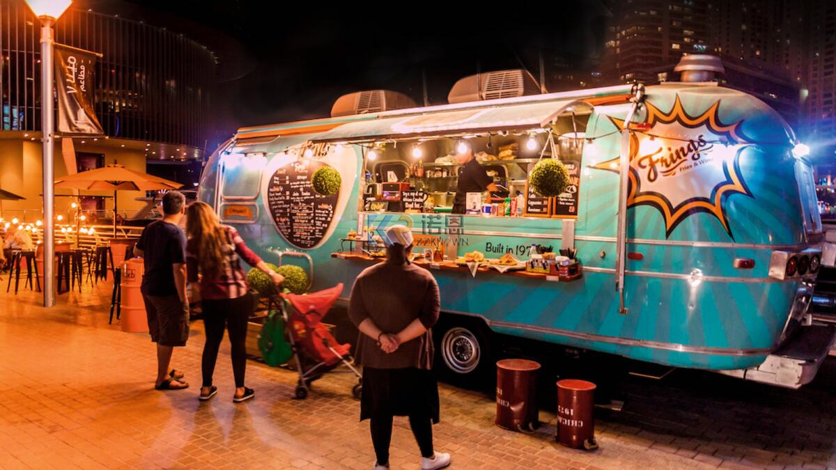 Kereta karavan Bar sepenuhnya  - Mobile Coffee Van Equipment ulasan dan harga