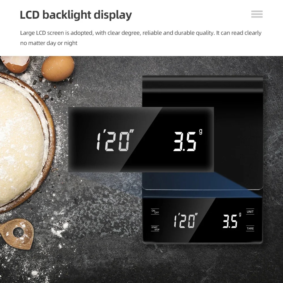 Timbangan Kopi Digital 3kg 0.1 - Scale Drip Timer ulasan dan harga