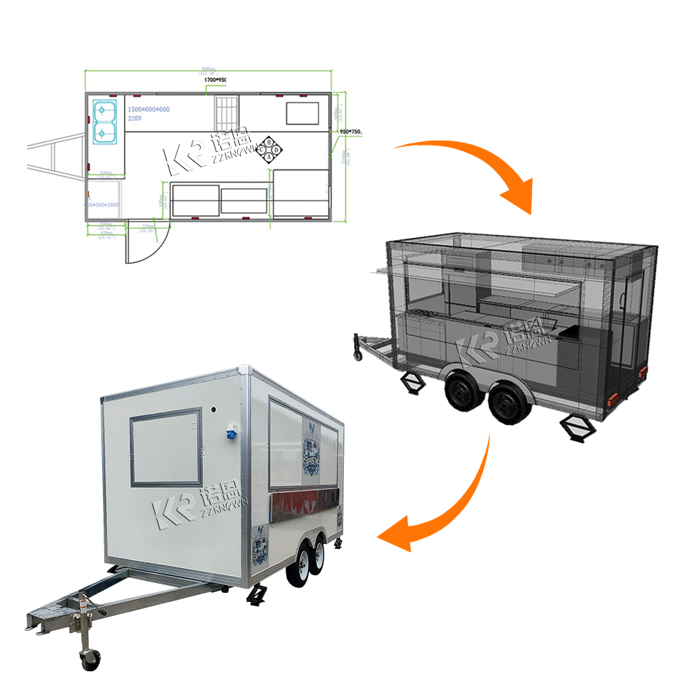 Trailer Truk Makanan Keliling  - Mobile Coffee Van Equipment ulasan dan harga