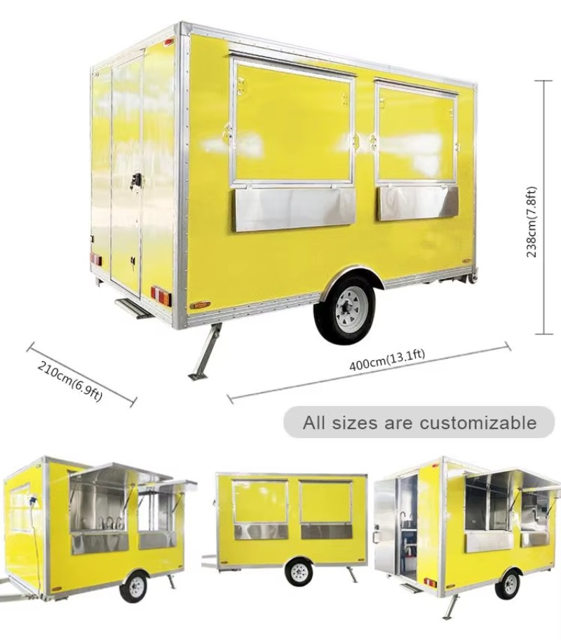 Sertifikat CE, Van Makanan Cep - Mobile Coffee Van Equipment ulasan dan harga