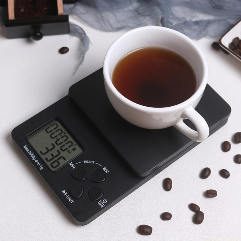 Timbangan Kopi D0AB dengan Tim - Scale Drip Timer ulasan dan harga