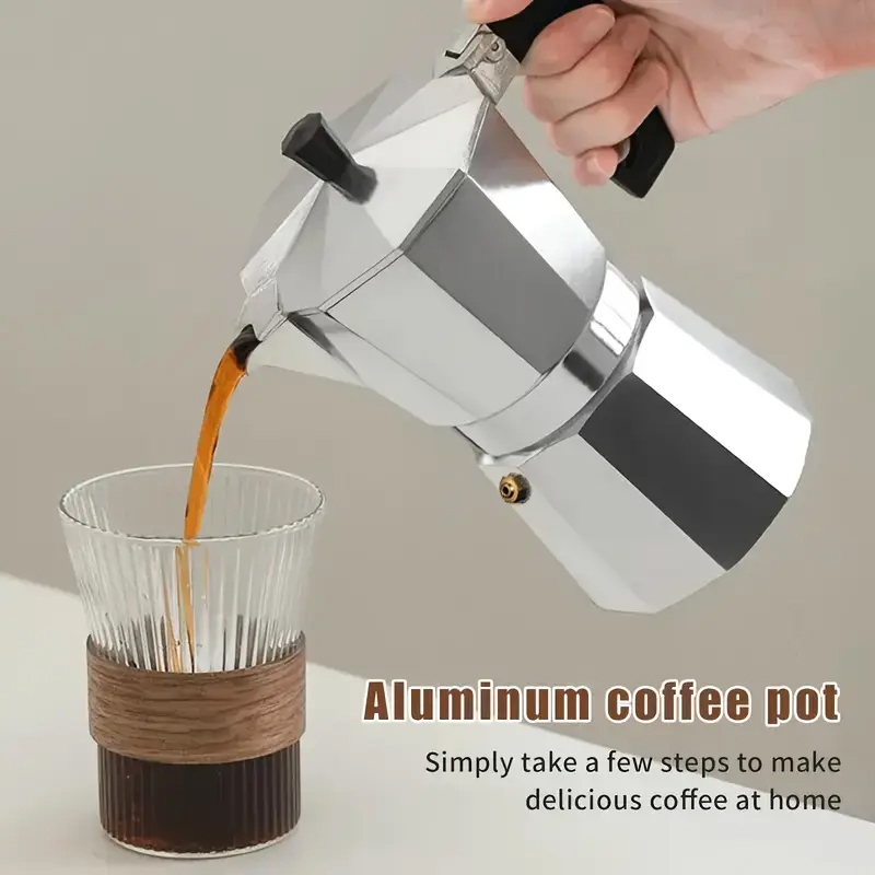 Moka Pot Aluminium Klasik 50-3 - Hero Coffee Equipment ulasan dan harga