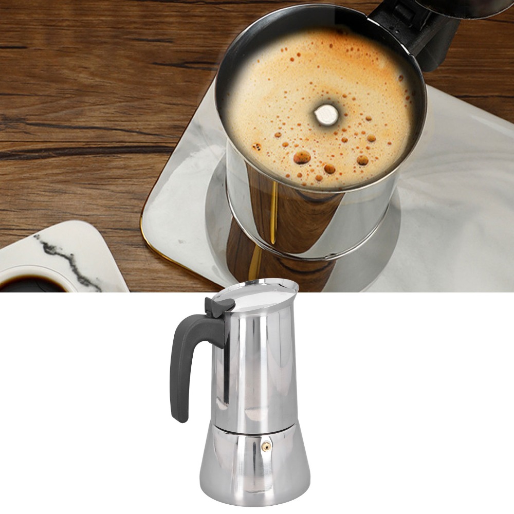 Panci Moka Stainless Steel Kap - Hero Coffee Equipment ulasan dan harga