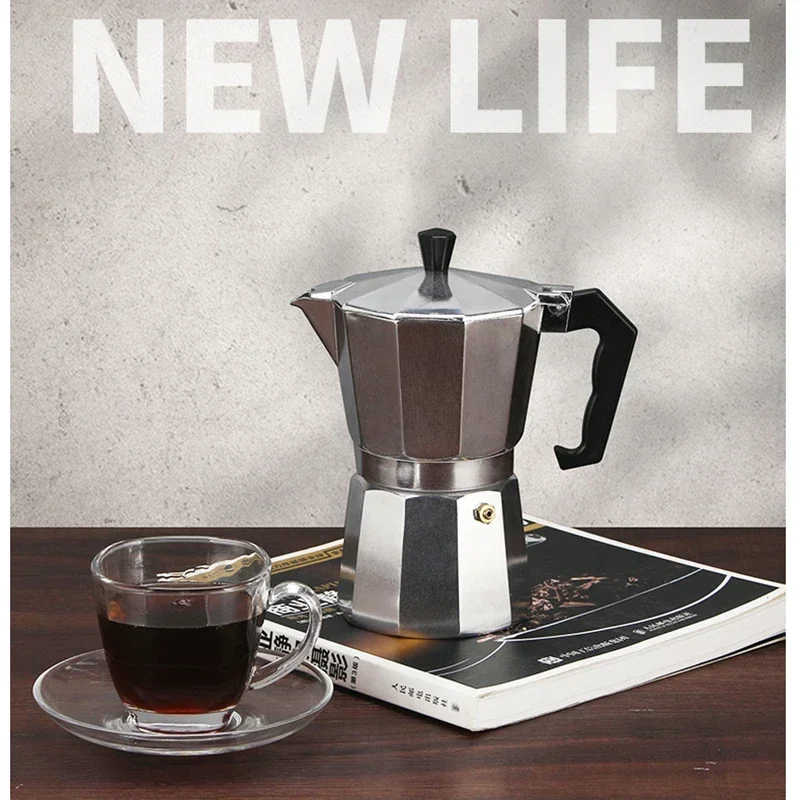 150 300 600 Pot Moka aluminium - Hero Coffee Equipment ulasan dan harga