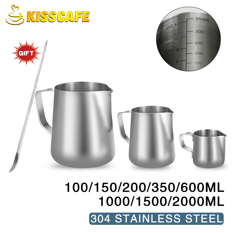 Teko susu Frother, wadah baja  - Hero Coffee Equipment ulasan dan harga